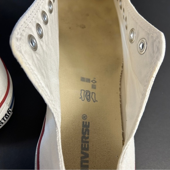 Converse Cream Men’s Slip-On Sneakers 11.5 - Picture 9 of 11